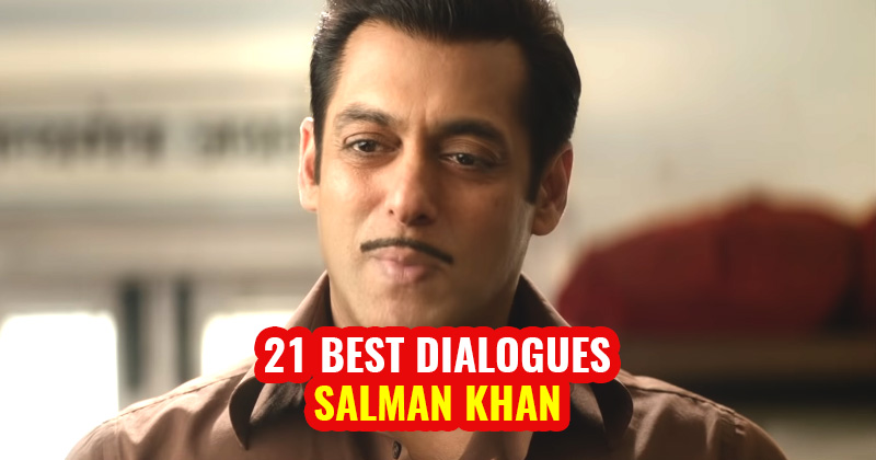 21 best dialogues of Salman Khan - Bollywood's hit and popular dialogues.  Top 10 of Bollywood Hollywood Actresses, movies, photoshoots, music, fun -  Spideyposts