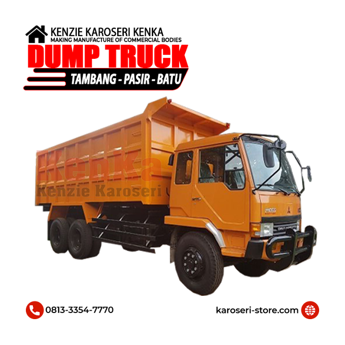 Karoseri Dump Truck Tronton Mitsubishi - Hino - Isuzu