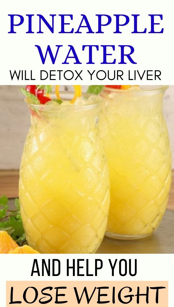 Pineapple Water Will Detox Your Liver, Help You Lose Weight, Reduce