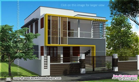 Duplex house in Kerala