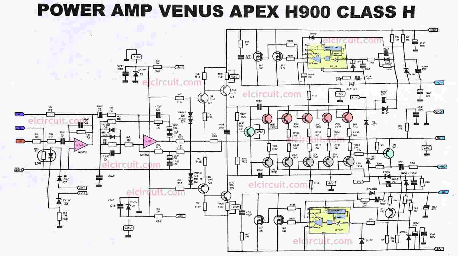 Power Amplifier APEX H900 - Efficient, Flat and Powerful ...