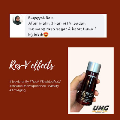 Kebaikan supplement ResV untuk tingkatkan tenaga wanita