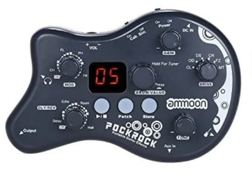Ammoon Pockrock Portable Guitar Multi-Effects Processor