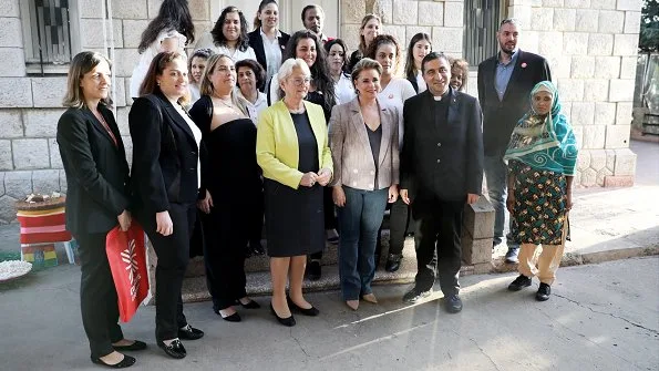 Grand Duchess Maria Teresa visited Arcenciel Foundation headquarters in Taanayel, and Bar Elias refugee camp in Bekaa Valley