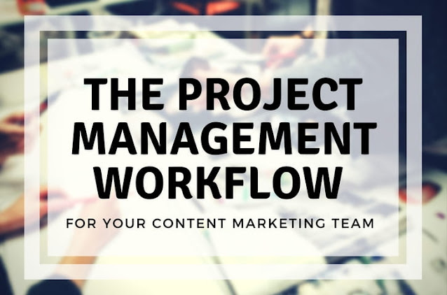 project management workflow content marketing team