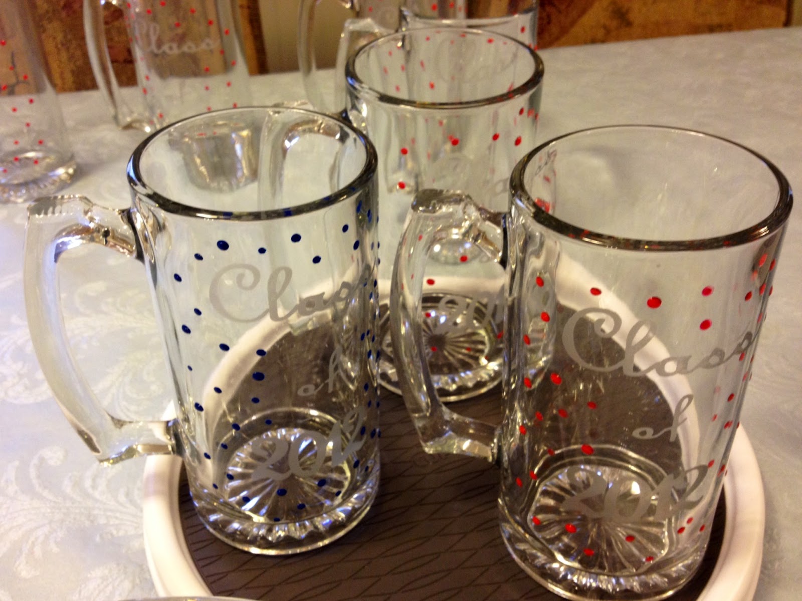  Marilyn's Crafts DIY Graduation Mugs Glass Etching