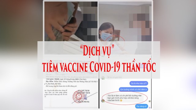 Vụ tiêm vắc xin COVID-19 ‘thần tốc’ với giá 1 triệu: Đình chỉ 1 nữ cán bộ phường