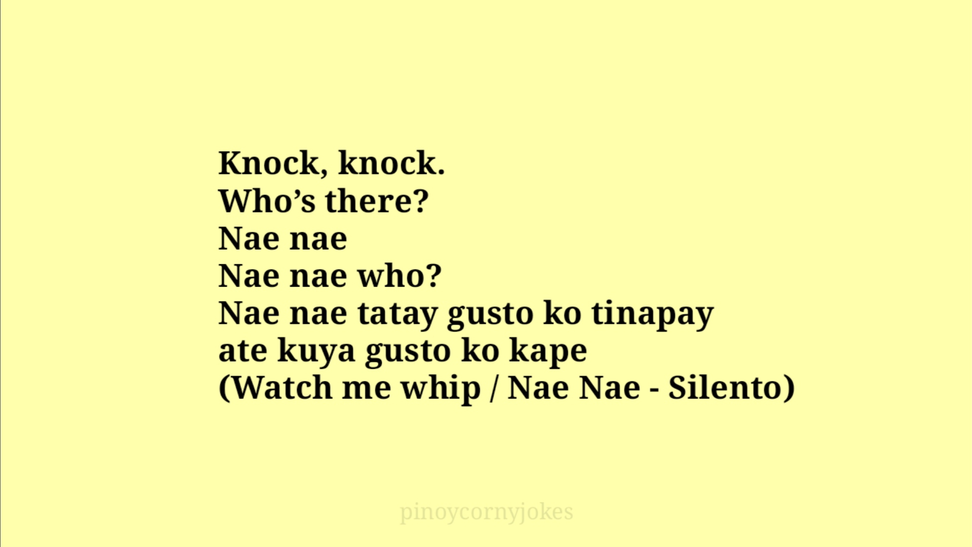 Funny Pinoy Knock Knock Jokes 2021 Pinoy Corny Jokes
