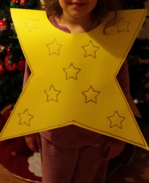 Vestito da stella per recita di natale shop