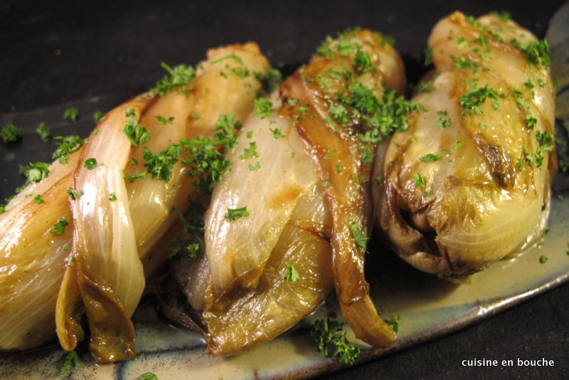 Endives braisées.