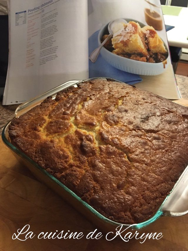 La cuisine de Karyne Pouding chômeur