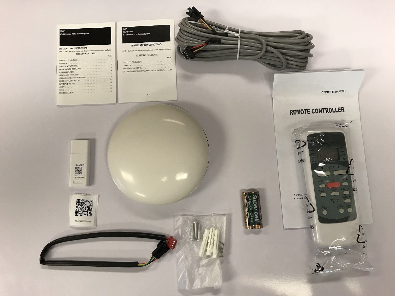 All New Mini Split Ductless HeatPump Systems Midea Wifi Smart Kit in