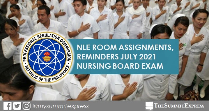 prc room assignment nle july 2021