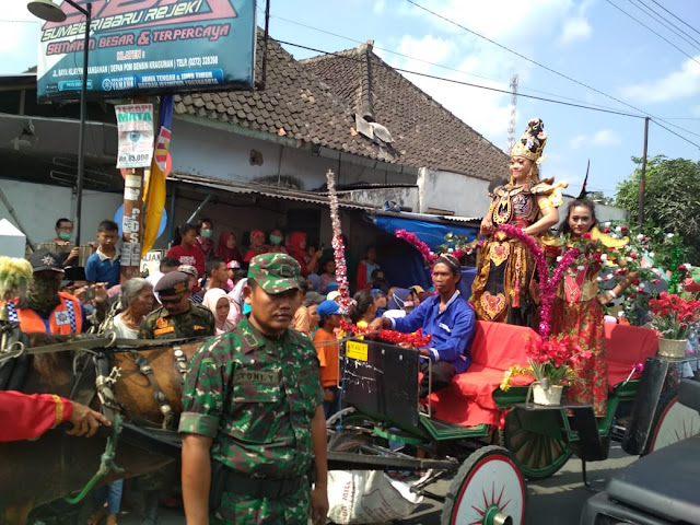 Koramil Manisrenggo Amankan Gelar Budaya Sdekah Bumi Loh Jinawi