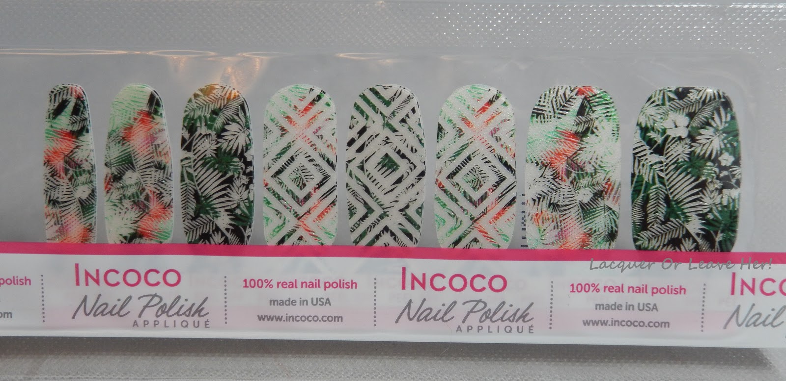 Lacquer or Leave Her!: Trio of manicures: Incoco's Tropical Escape ...