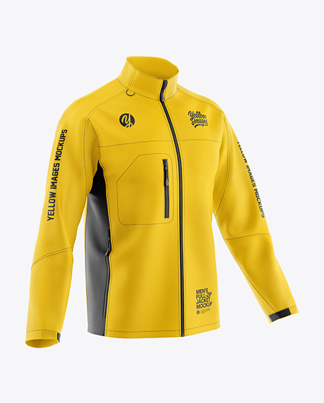 Download Men S Long Sleeve Soccer Jersey T Shirt Mockup Front Half Side View PSD Mockup Templates