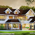 3013 sq-ft beautiful sloping roof 4 bedroom home