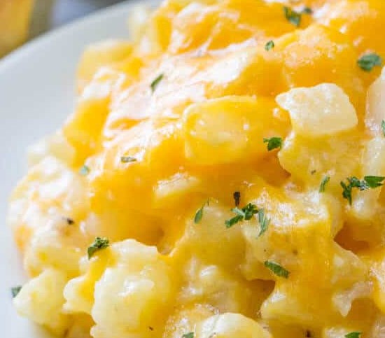 CROCKPOT CHEESY POTATOES #dinner #lunch CROCKPOT CHEESY POTATOES #dinner #lunch