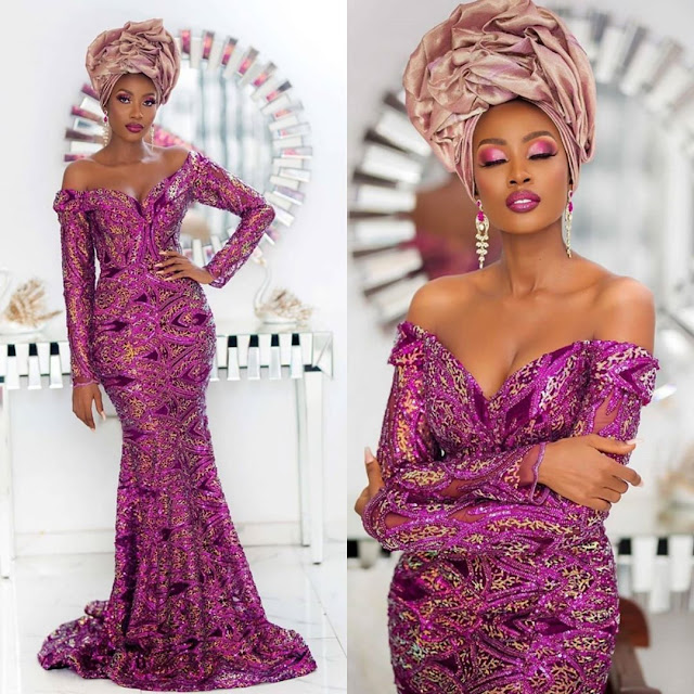 Ankara and Lace Styles Flawless Asoebi Styles for Ladies