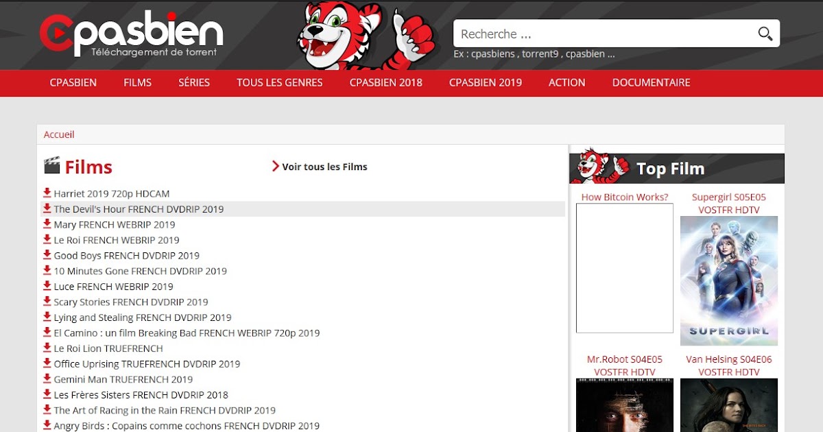 Cpasbien Com Téléchargement Film Gratuite Utorrent Cpasbien : une tendance du téléchargement des torrents gratuit et