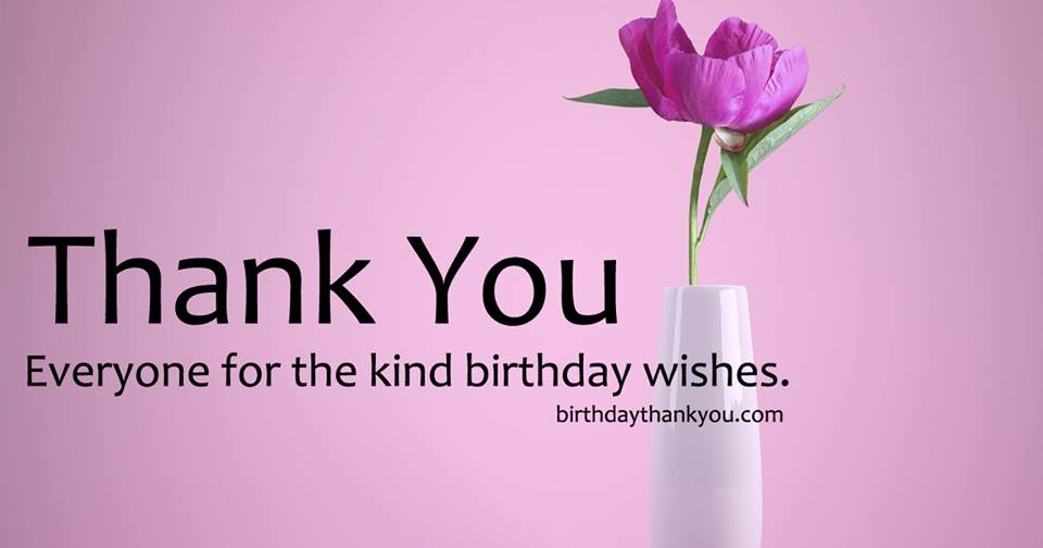 Top 100 Thank You Messages for Birthday Wishes | Thank You!