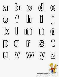 early play templates: Alphabet letters templates: lower case