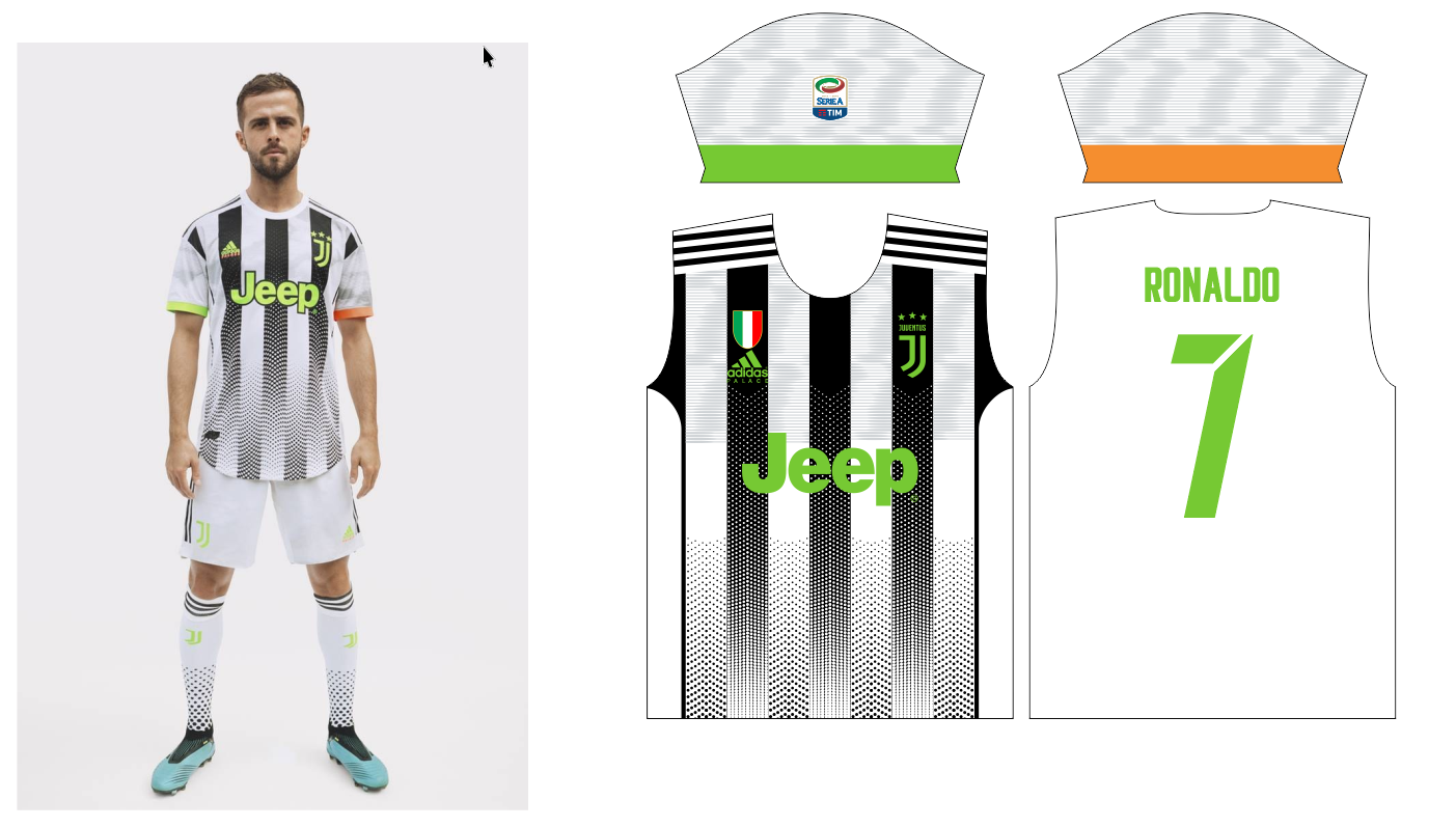All Bout Sports Jersey Resource: Juventus X Palace X Adidas 2019-2020 Four Kit