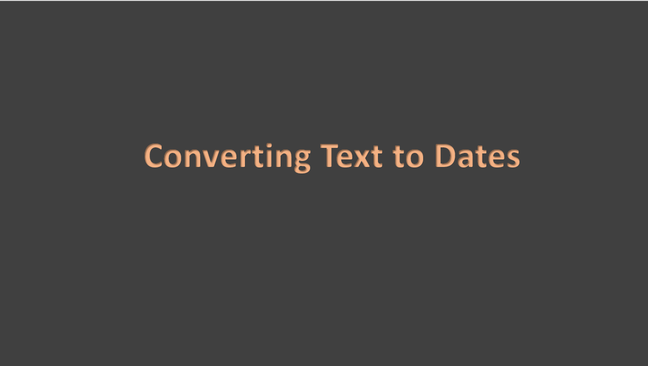 Convert String Dates