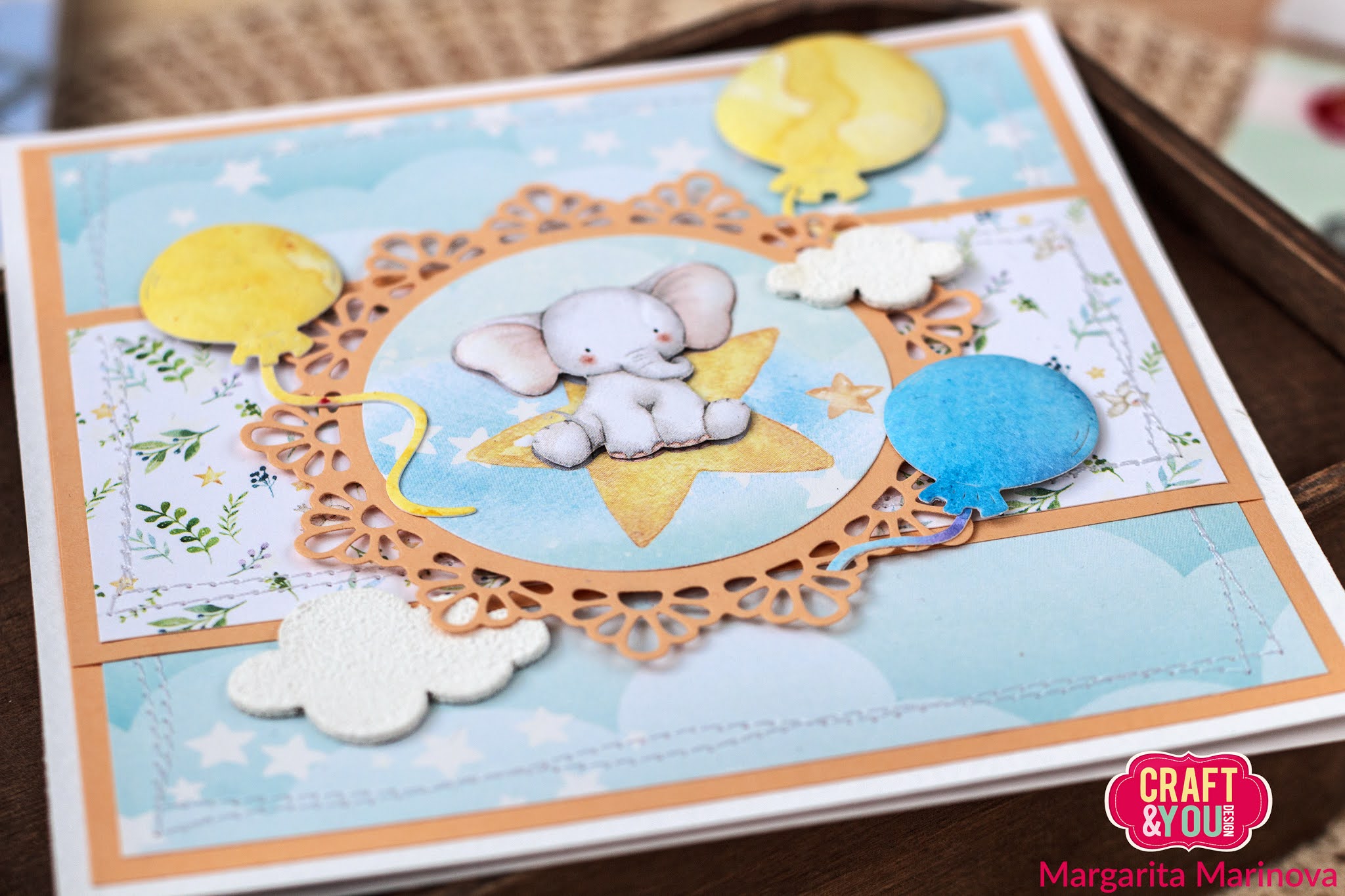 I'm a dreamer... Картичка и таг за Craft & You Design