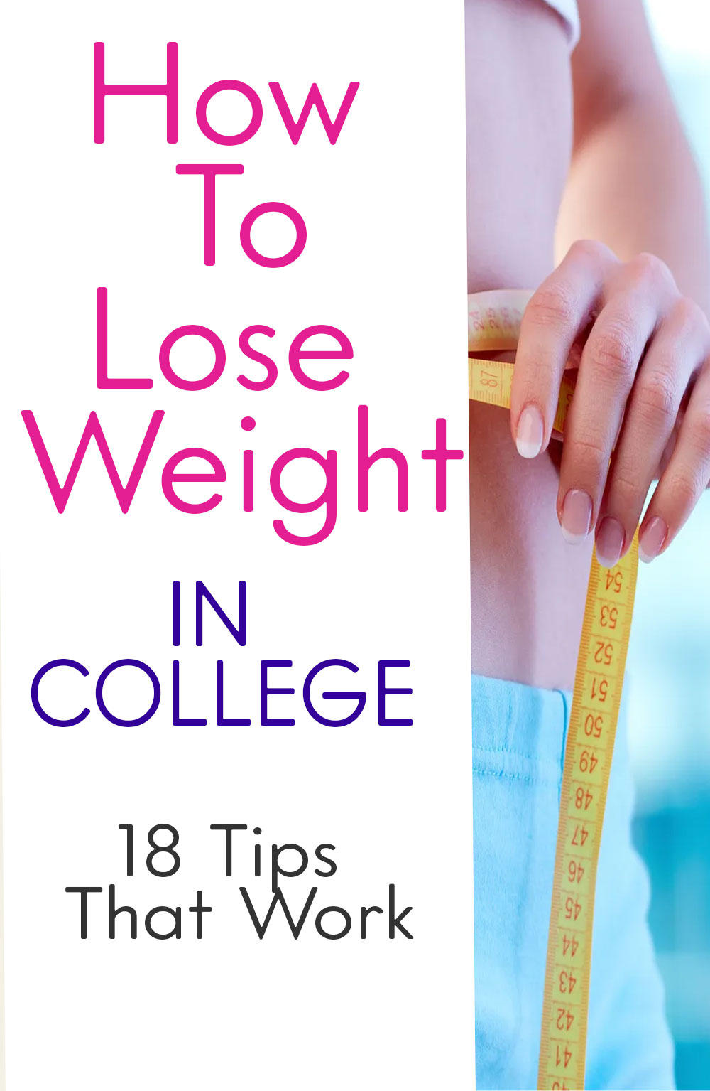 50 Weight Loss Tips for College Students