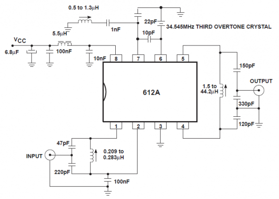 Philips SA612A Gilbert Cell Oscillator for RF Applications