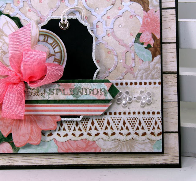 Chalkboard Tag Greeting Cards by Ginny Nemchak using BoBunny Felicity