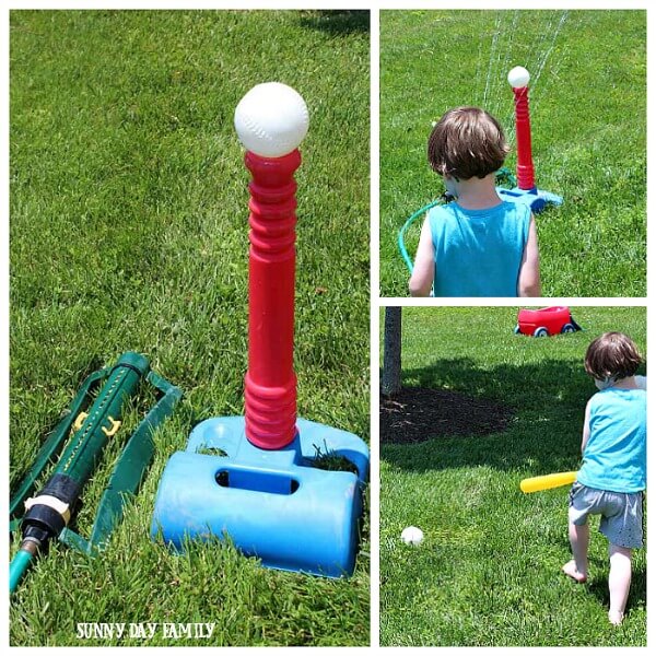 Sprinkler Baseball Activity for Preschoolers Sunny Day Family