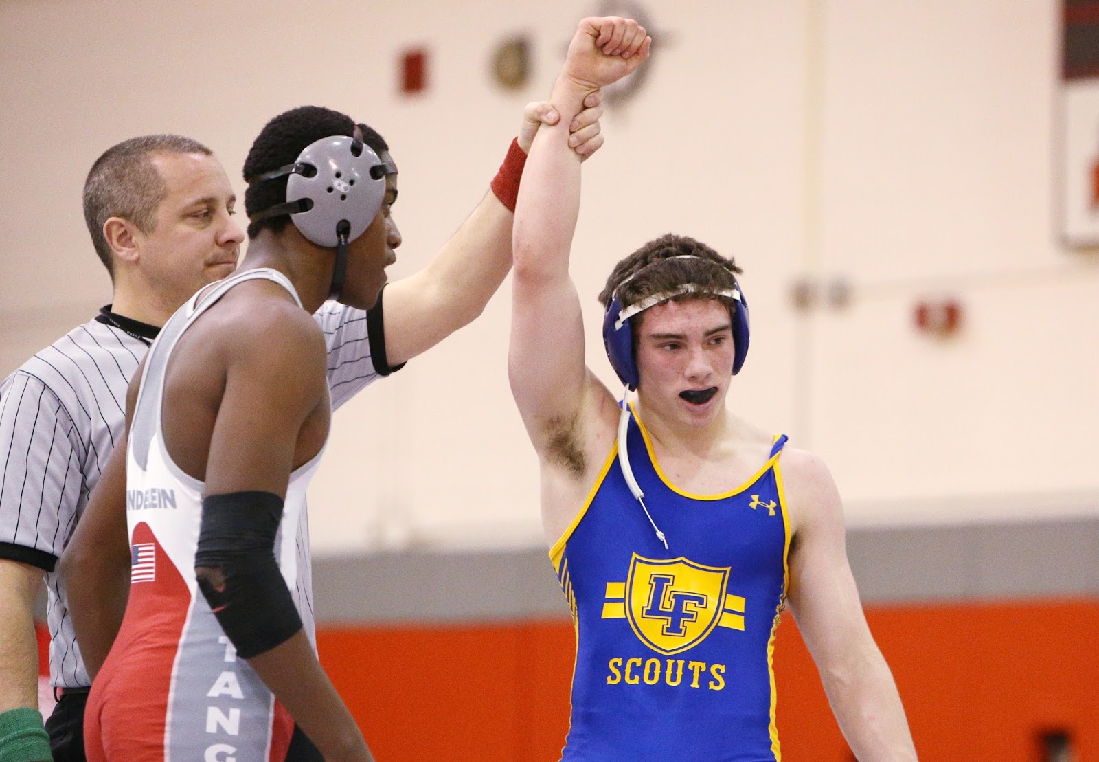Mark Kodiak Ukena IHSA Varsity Wrestling Lake Forest vs Mundelein