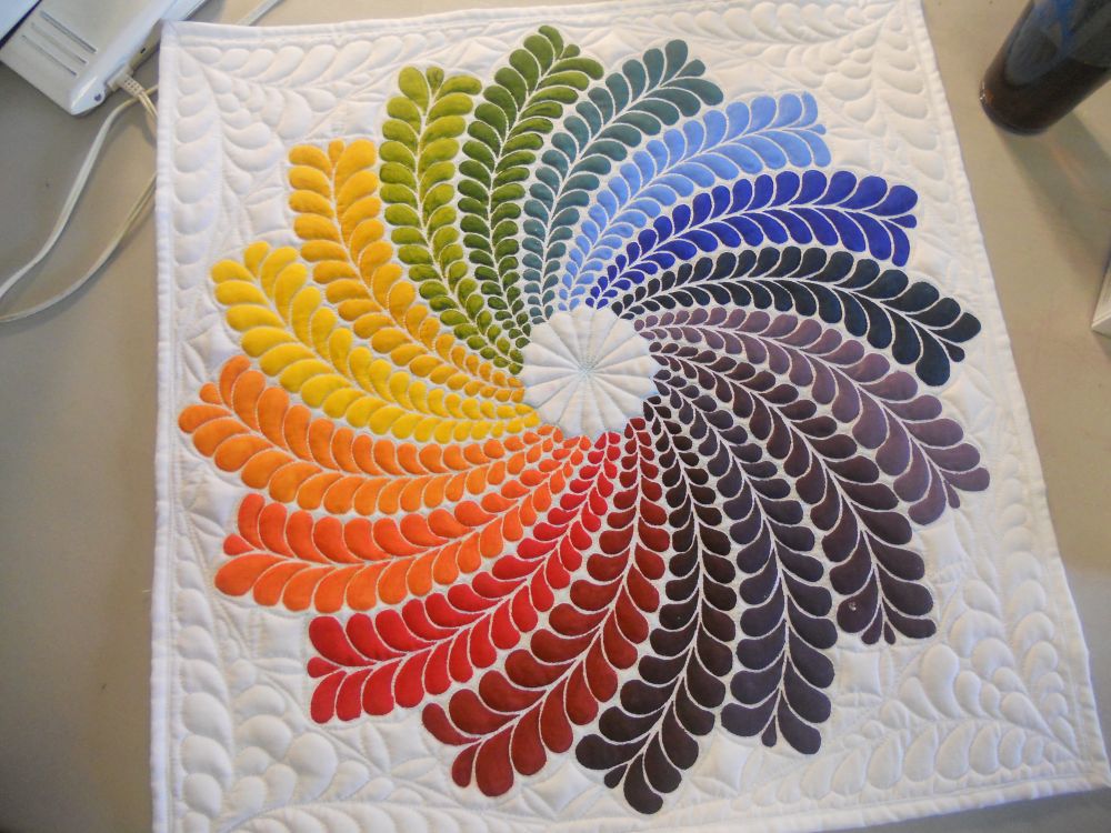 Katie's Quilts and Crafts Painted Dahlia