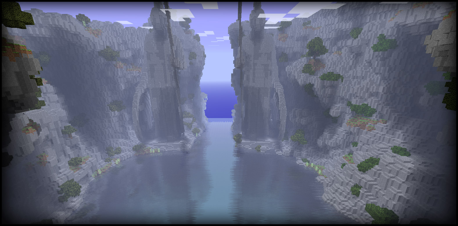 Gods of Minecraft: Progress of "The Argonath"