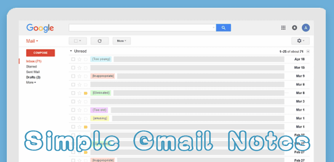 Simple Gmail Notes 在信件中添加筆記做註解 自動儲存雲端硬碟 逍遙の窩