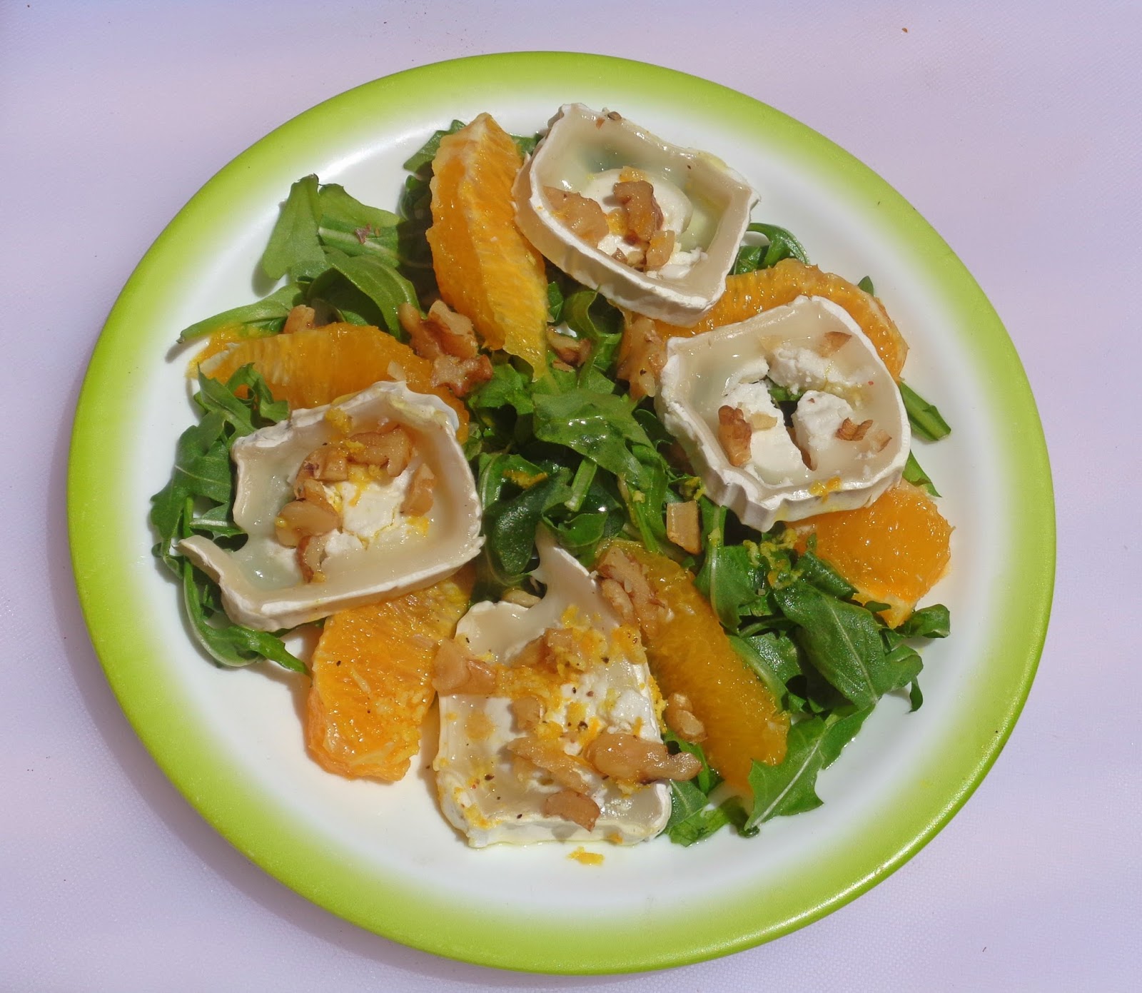 Orange & Goat's Cheese Salad Recipe