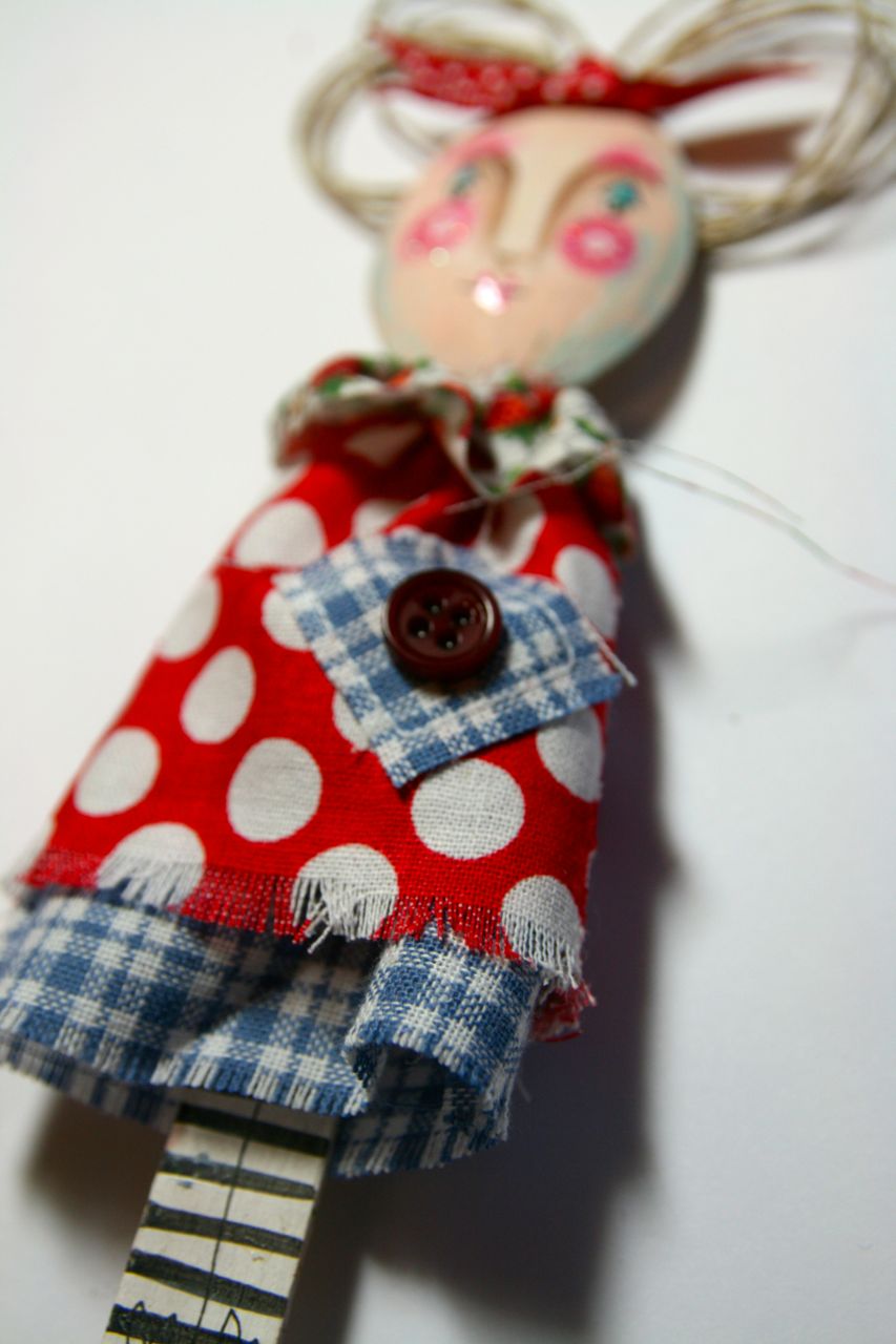 The Kathryn Wheel: Altered Spoon Doll!