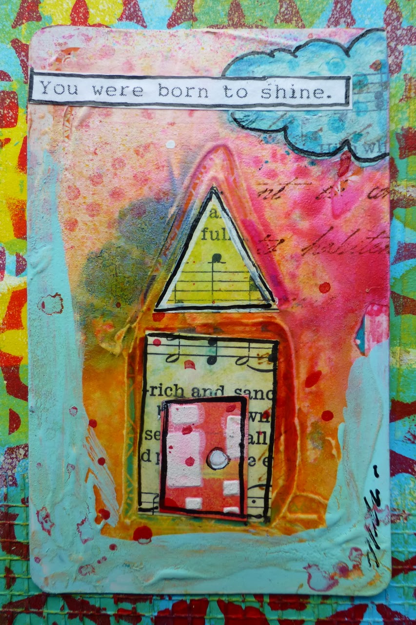 Made by Nicole Recycled Playing Cards Mixed Media