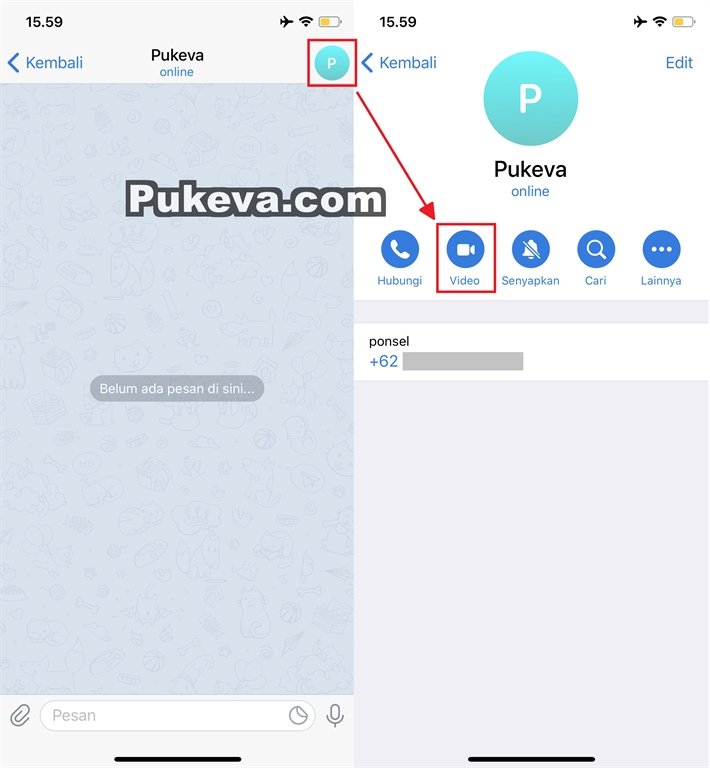 Cara Video Call Melalui Aplikasi Telegram Di Iphone Dan Android Pukeva