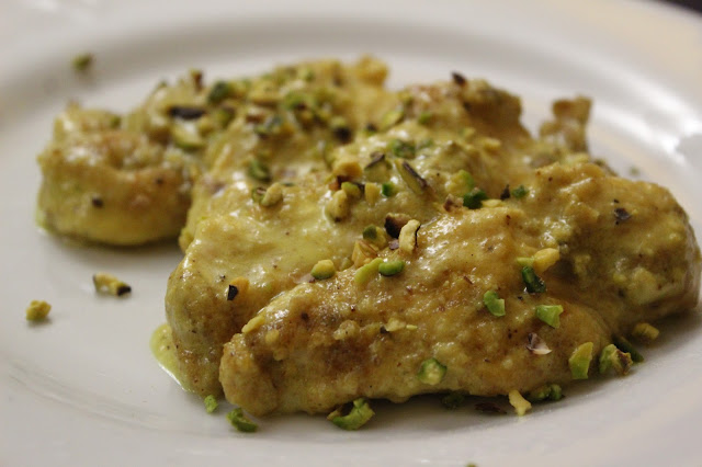 pollo al pistacchio