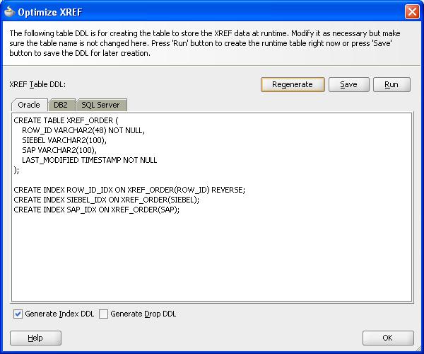 Storing the Cross reference data to a custom table Oracle SOA Suite