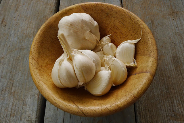 garlic bowl of garlic