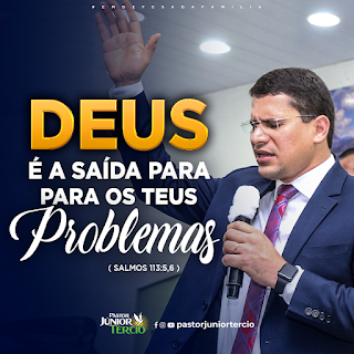 Criação de banner de Frase e Versículo pastor  Pastor Júnior Tércio