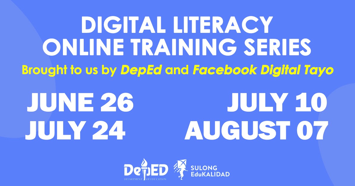 DIGITAL LITERACY ONLINE TRAINING SERIES by DepEd Teachers Click