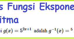 Invers Fungsi Eksponen Dan Logaritma Konsep Matematika Koma