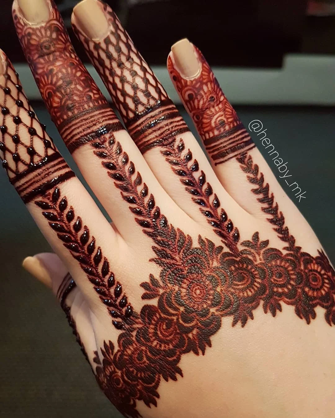 New Mehndi Designs – Beautiful Finger Mehndi Designs # i144