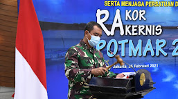 TNI AL Kuatkan Insan Potmar Wujudkan Program   Percepatan Penanganan Covid-19