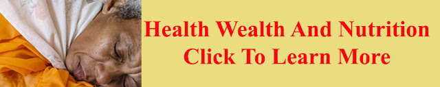 Your wealth depends on your health; if you are free of chronic disease or terminal illnesses you will create wealth with savings from your medical bills.